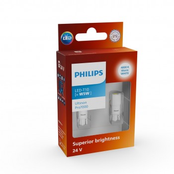 Philips Ultinon Pro7000 24961WU70X2 Truck signalling bulb