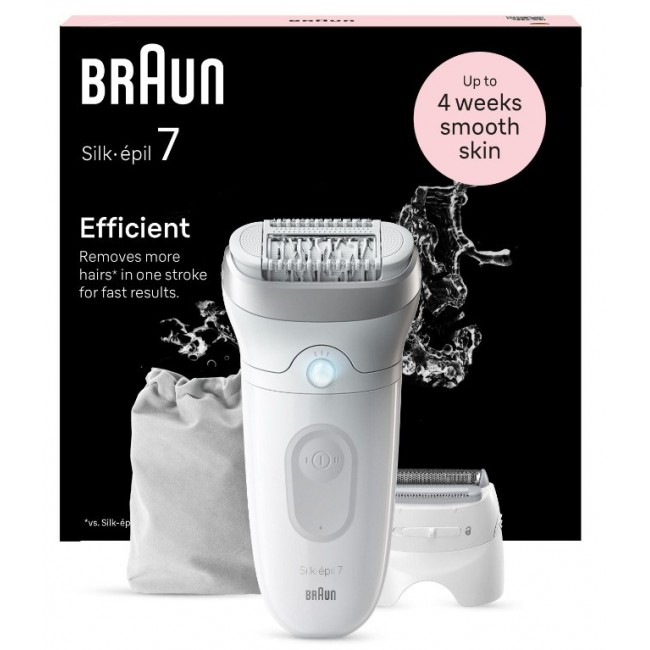 Braun Silk- pil 7 7-041 Grey, White