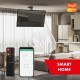 Maclean electric TV mount, ceiling mount, Tuya support, max. VESA 800x400, for TV 43-86