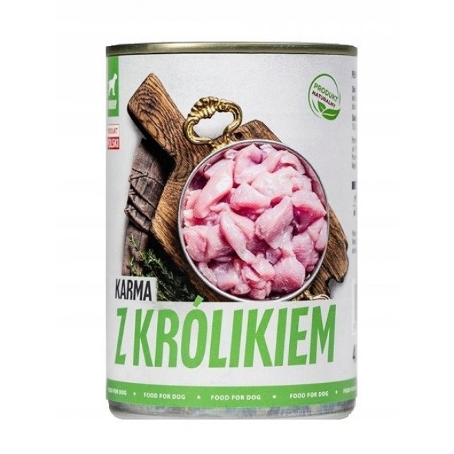 TUF TUF Rabbit food - Wet dog food - 400 g
