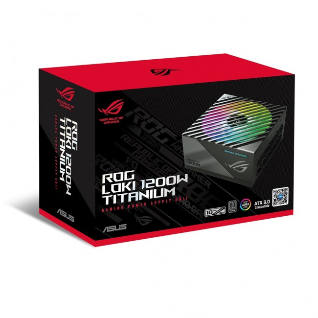 ASUS ROG -LOKI-1200T-SFX-L-GAMING power supply unit 1200 W 20+4 pin ATX Black, Silver ASUS ROG -LOKI-1200T-SFX-L-GAMING power supply unit 1200 W 20+4 pin ATX Black, Silver