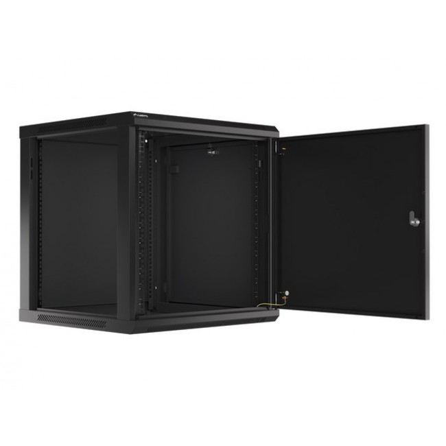 Lanberg WF01-6612-00B rack cabinet 12U Wall mounted rack Black