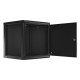 Lanberg WF01-6612-00B rack cabinet 12U Wall mounted rack Black