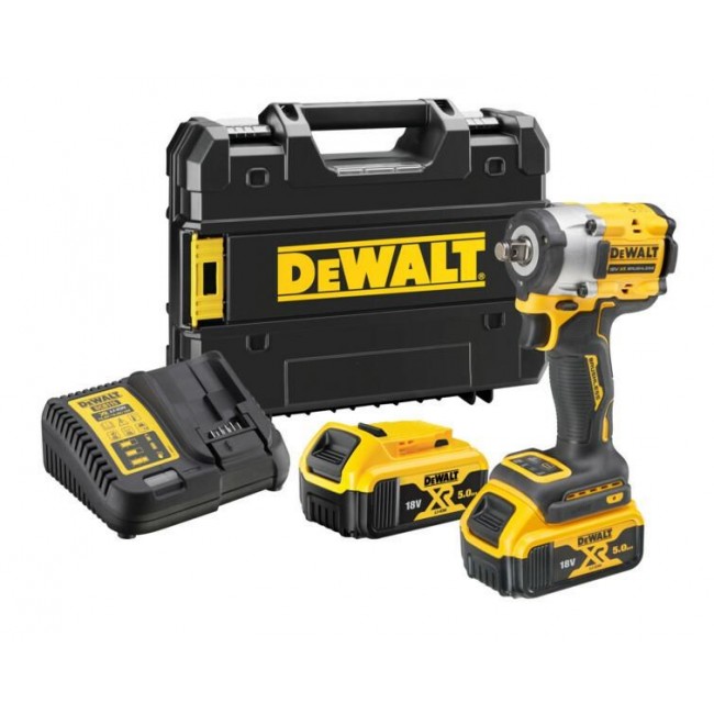 DeWALT 1/2 in 18V, 5Ah Impact Wrench, Euro Plug DeWALT 1/2 in 18V, 5Ah Impact Wrench, Euro Plug