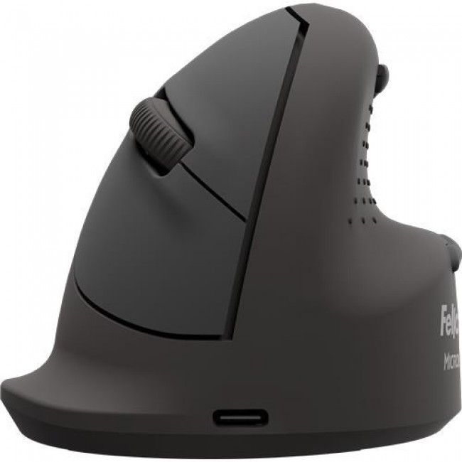 Fellowes Vertical Wireless Mouse Breyta Plus+ Ergonomic Left Handed Vertical Mouse with Antibacterial Protection Medium