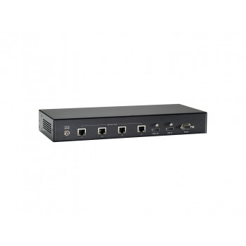 LevelOne HDMI over Cat.5 Transmitter, HDBaseT, 100m, 4 Channel Outputs