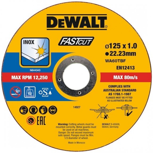 DeWALT DT20540-QZ angle grinder accessory Grinding disc DeWALT DT20540-QZ angle grinder accessory Grinding disc