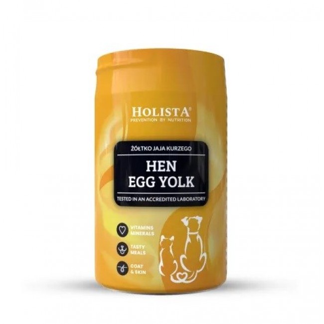 HOLISTA Hen egg yolk - supplements for dogs and cats - 120g