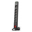 LISTWA ZASILAJĄCA ACAR S6 USB A+C 5M 6X 230V PL PD 3.0 QC CZARNA