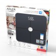 ADLER 8187b black bathroom scales