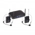 Soundsation WF-U216PP-A1 - podw jny system bezprzewodowy UHF 520-550 MHz, 2 mikrofony nag owne