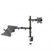 Neomounts FPMA-D550NOTEBOOK Monitor arm with laptop holder 10-32 Neomounts FPMA-D550NOTEBOOK Monitor arm with laptop holder 10-32