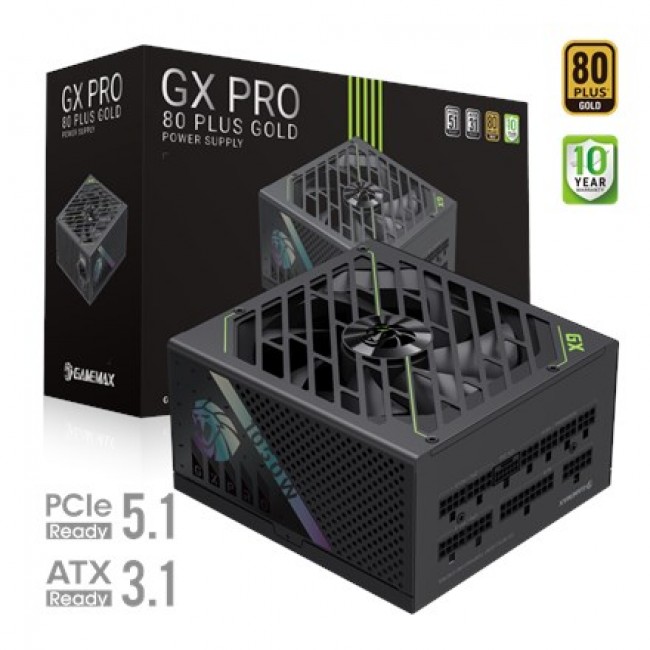 Gamemax PSU | GX PRO 1050G | 1050 W | Gold | Full Modular