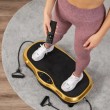 Extralink Moonwalk Spin Move Platofrma Wibracyjna do Cwiczen Fitness 200W zlota