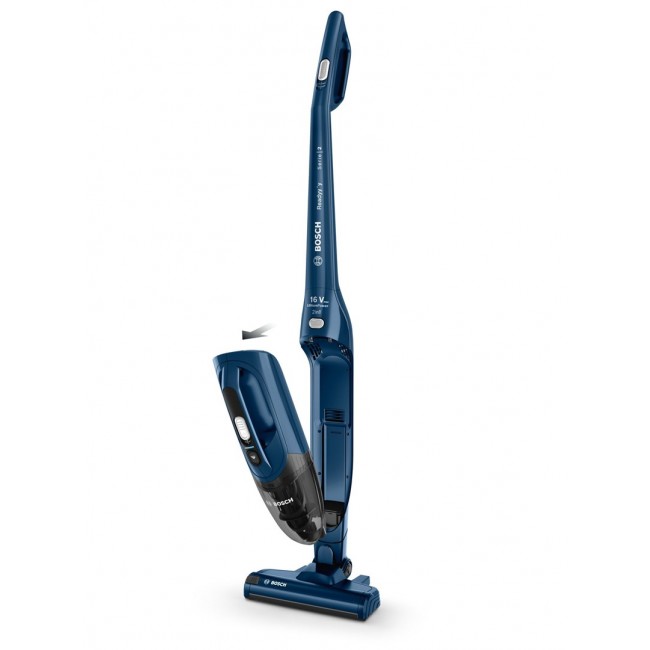 Bosch Serie 2 BBHF216 stick vacuum/electric broom 2-in-1 stick vacuum Battery Dry Bagless Blue