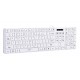 Activejet K-3066SW USB Wired Keyboard, White