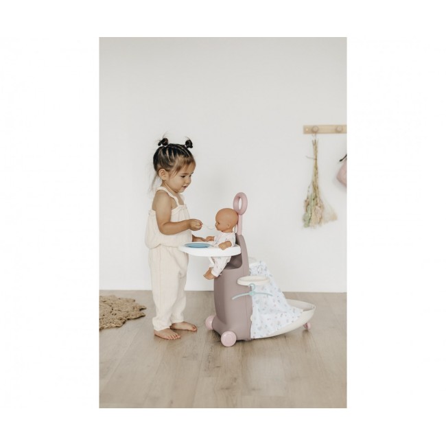 Smoby Baby Nurse Nursery Suitcase 3 In 1 Smoby Baby Nurse Nursery Suitcase 3 In 1