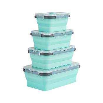 Set of foldable containers rectangle
