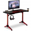 RGB Led NanoRS Gaming Desk, Black, Large, 100kg max, Height 760mm, RS163 RGB Led NanoRS Gaming Desk, Black, Large, 100kg max, Height 760mm, RS163