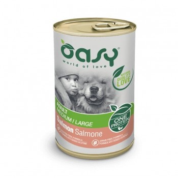 OASY One Protein Adult Medium/Large Salmon - wet dog food - 400g