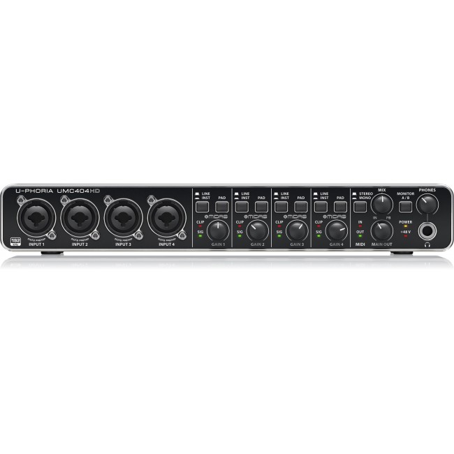 Behringer UMC404HD recording audio interface