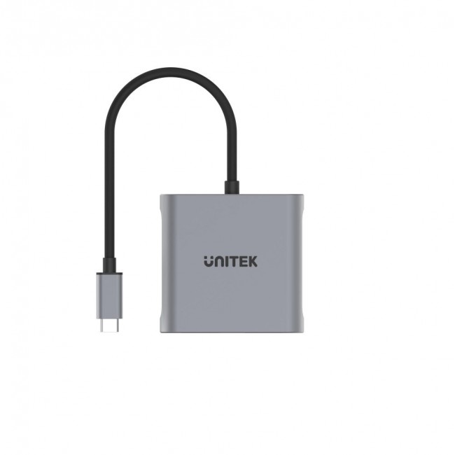 Unitek V1404A Adapter USB-C na 2x port DP 1.4 8K 60Hz