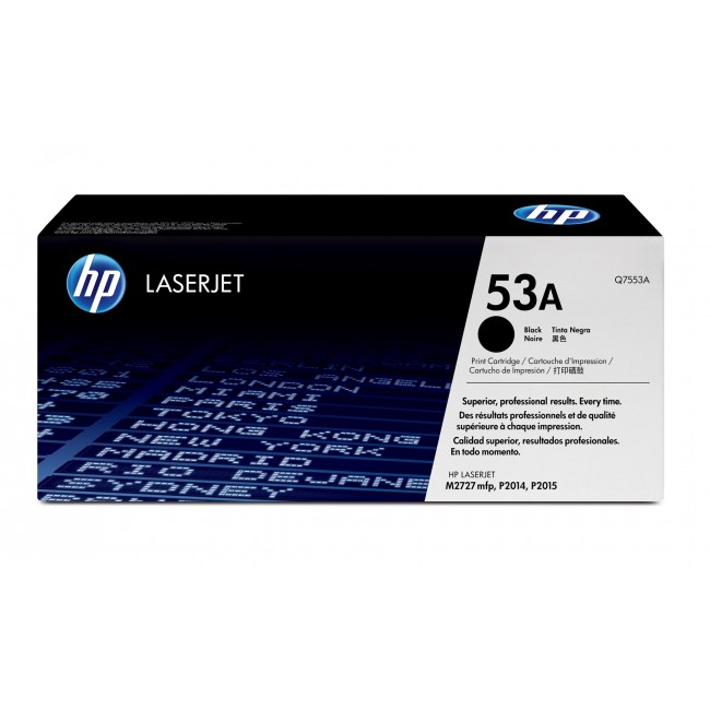 HP 53A Black Original LaserJet Toner Cartridge HP 53A Black Original LaserJet Toner Cartridge