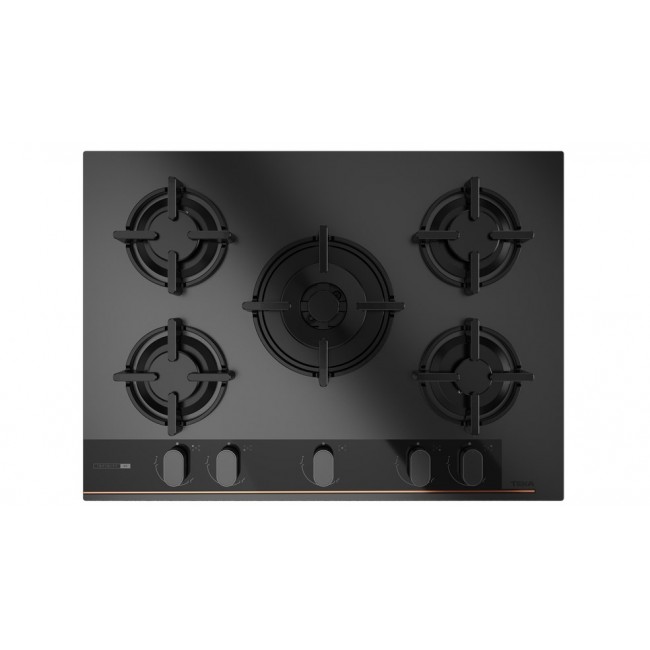 Teka GBC 75 Infinity G1 Black Built-in 70 cm Gas 5 zone(s)