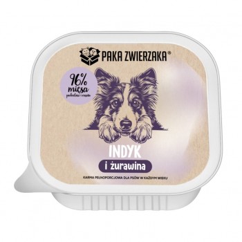 PAKA ZWIERZAKA Turkey and cranberries - wet dog food - 150g