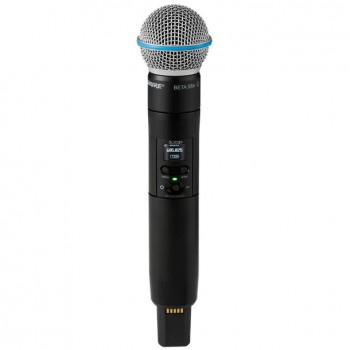 Shure SLXD2+/B58 -G65 - handheld transmitter with an Beta 58A capsule (470 606 MHz)