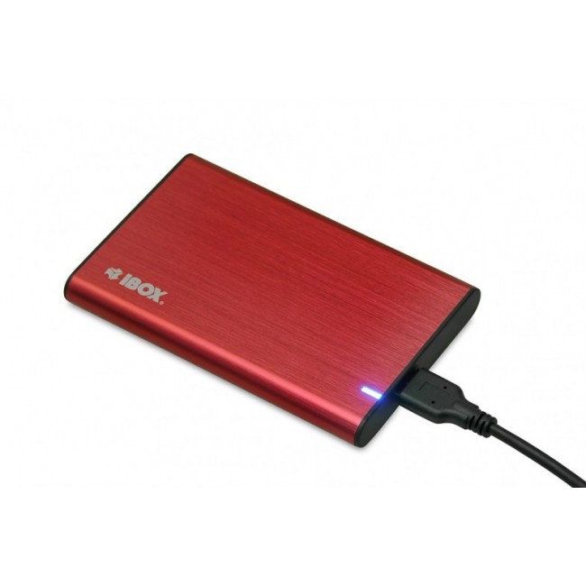 iBox HD-05 HDD/SSD enclosure Red 2.5