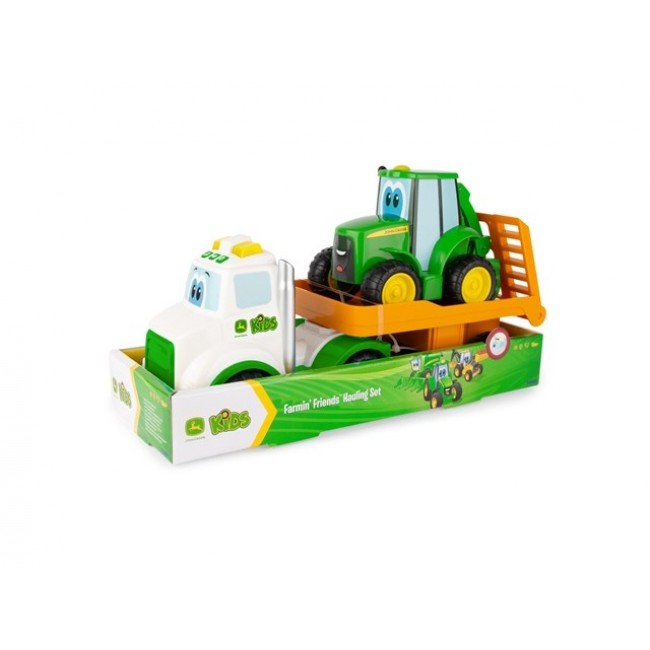TOMY John Deere tow truck singing Johny 47207 /4 TOMY John Deere tow truck singing Johny 47207 /4