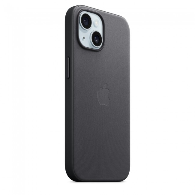Apple iPhone 15 FineWoven Case with MagSafe - Black Apple iPhone 15 FineWoven Case with MagSafe - Black