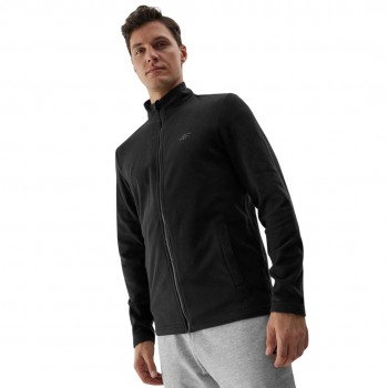 Men's Fleece 4F M175 Deep Black 4FWSS24TFLEM175 20S S
