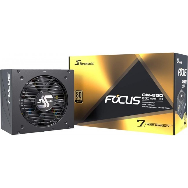 Seasonic Focus G12 GM power supply unit 850 W 20+4 pin ATX ATX Black Seasonic Focus G12 GM power supply unit 850 W 20+4 pin ATX ATX Black