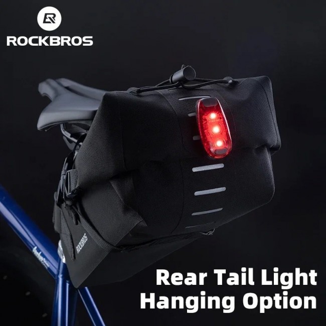 Rockbros 30130061001 3 L black waterproof bicycle saddle bag Rockbros 30130061001 3 L black waterproof bicycle saddle bag
