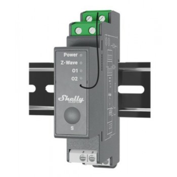 Shelly Qubino Wave Pro 2 electrical relay Grey