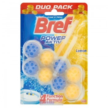 BREF WC Suspension Power Aktiv Lemon 2x50g