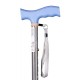 Folding walking stick ACTIONMED silver