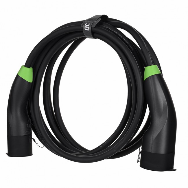 Green Cell EVKABGC02 electric vehicle charging cable Black Type 2 3 7 m
