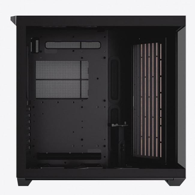APNX V1-W-BK-v1 Midi Tower Black, Wood