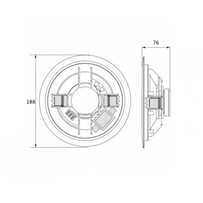 AVTEK CEILING SPEAKER CS 606
