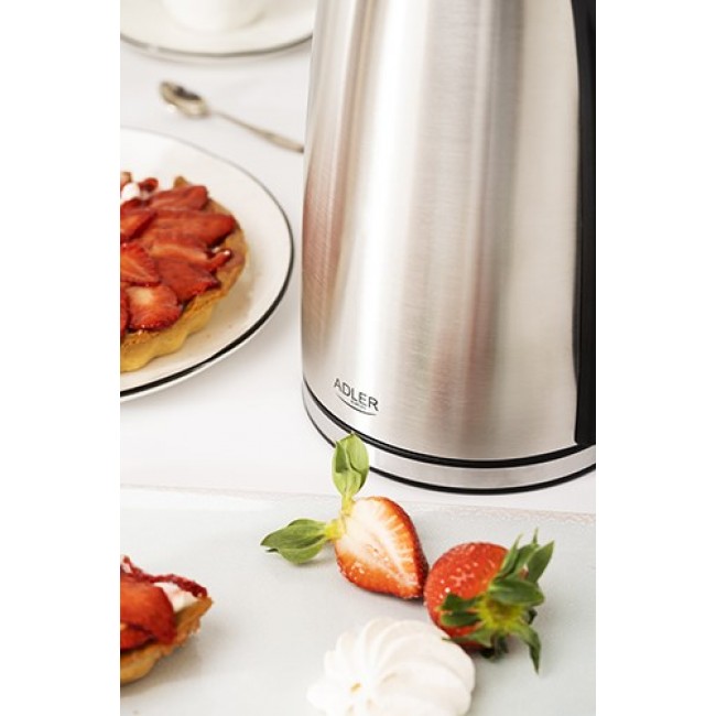 Adler AD 1340 electric kettle 1.7 L 2200 W Black, Silver Adler AD 1340 electric kettle 1.7 L 2200 W Black, Silver