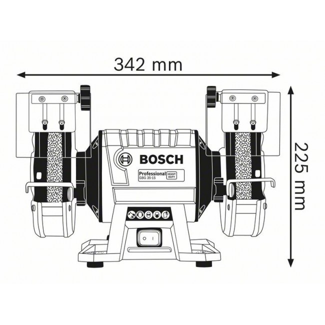 TABLE GRINDER FI 150/20 MM 350W GBG 35-15 BOSCH TABLE GRINDER FI 150/20 MM 350W GBG 35-15 BOSCH