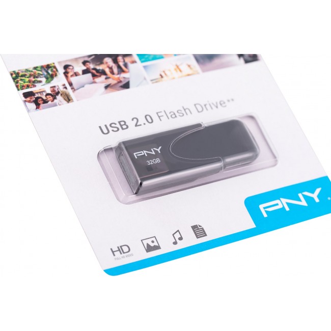PNY Attach 4 2.0 32GB USB flash drive USB Type-A Black