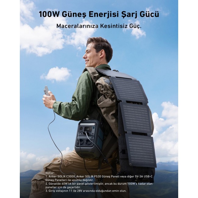 Anker SOLIX C300X Tragbare Powerstation 288Wh | 600W Anker SOLIX C300X Tragbare Powerstation 288Wh | 600W