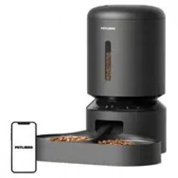 PETLIBRO Dozownik karmy Granary czarny / Podw jna miska / WiFi / 5 l