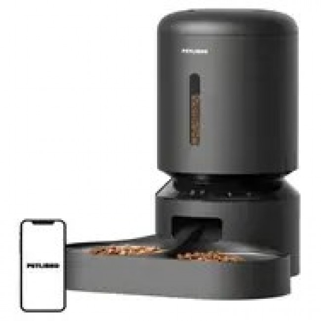 PETLIBRO Dozownik karmy Granary czarny / Podw jna miska / WiFi / 5 l