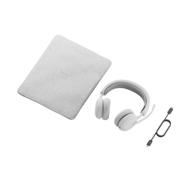 Logitech Zone Wireless 2 ES Headset Wired & Wireless Head-band Calls/Music USB Type-C Bluetooth White