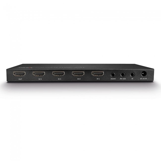 Lindy 4 Port HDMI 18G Switch with Audio Lindy 4 Port HDMI 18G Switch with Audio